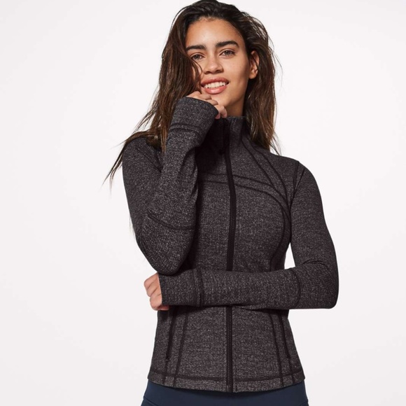 lululemon athletica Jackets & Blazers - NWOT Lululemon Define Jacket Luon Variegated Knit Heathered Black